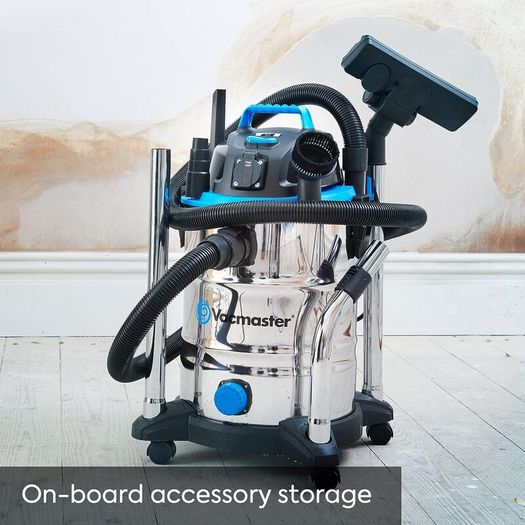 Power 30 PTO Wet & Dry Cleaner, with Power Take Off socket, 30 Litre Capacity, 1500W Motor