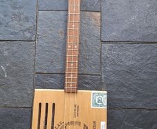 Chickenbone John Custom 3-String Cigar Box Guitar (2013) | Piezo Pickup | Handmade UK