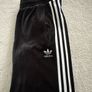 Black velour Adidas track top Image 6