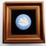 Pair of Framed Wedgwood Blue and White Jasperware Plaques Image 5