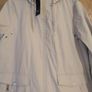 F&F Ladies Shower Resistant Long  Jacket With Hood. . (Hidden Phone Pocket ). S.18.   B.N.W.T. Image 2