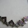 Vintage Silver 925 Jerusalem Cross Necklace Open Pendant Sterling Plated Holy Chain Image 8