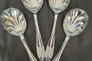 Chromepride Chrome  Plate on Nickel  Vintage Set Sheffield England  Spoons