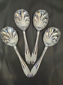 Chromepride Chrome  Plate on Nickel  Vintage Set Sheffield England  Spoons