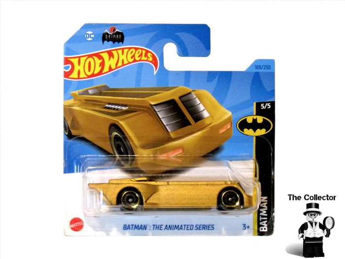Hot Wheels Gold Batman Batmobile Animated Series Diecast Car Brand New Sealed