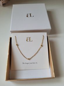 18k Gold plated stainless steel necklace