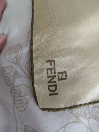 Fendi original silk women's scarf
