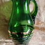 Bohemian Green and Gold Jug & Glasses set Image 8