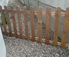 One panel wood Fance