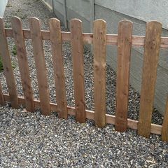 One panel wood Fance