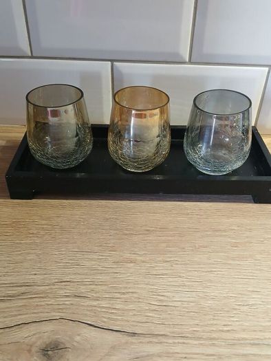 Smoked Glasses Tealight Holder