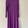 COS  Long-Sleeved Gathered Jersey Midi Dress Image 4