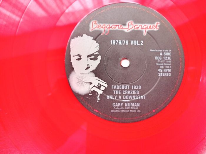 Tubeway Army Color Vinyl 12 inc  Ep 1985