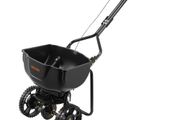Push Lawn Spreader, 3m Spreading Width, Broadcast Spreader with 59kg Load Capacity &amp; 10 in All-Terrain Tires, Walk-Behind Garden &amp; Lawn Broadcast Spreaders for Seed Fertilizer Weed Control