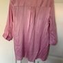 Baby pink long silk Caliban blouse (size 40) Image 4