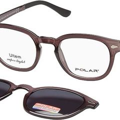 Polar Unisex 448 Sunglasses, 27, 2-in-1 Detachable glasses. 48