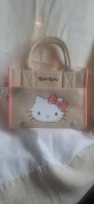 Canvas Hello Kitty Tote Handbag