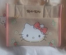 Canvas Hello Kitty Tote Handbag
