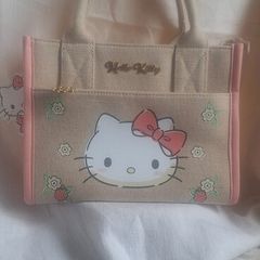Canvas Hello Kitty Tote Handbag