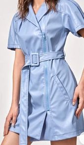Faux Leather dress