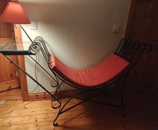 cast iron chair
