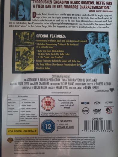 Whatever Happened To Baby Jane 2 Disc Special Edition