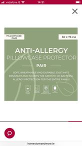 Pillow protectors (pair)
