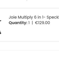 Baby high chair joie 6 in 1