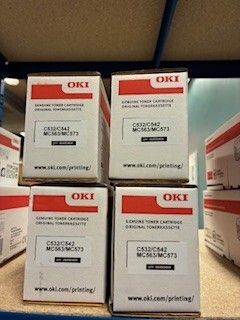 Oki Toner C532 C542 Mc563 Mc573