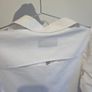 Jane Lushka White Ann Blouse Cropped Cut Out Back Cotton Shirt S Image 10