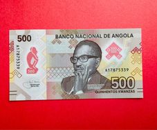 Angola. 500  Kwanzas . 2020 Pick  161a Polymer / Plastic ( Uncirculated )