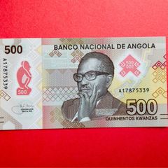 Angola. 500  Kwanzas . 2020 Pick  161a Polymer / Plastic ( Uncirculated )