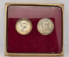 Ireland 1966 Silver 10 Shilling 2 Coins in Presentation Holder
