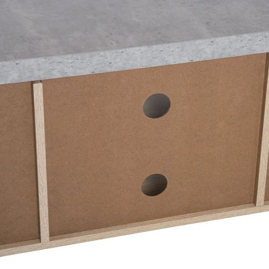 Modern Wooden TV Stand, 120Lx40Wx44cm Grey (FREE POSTAGE)