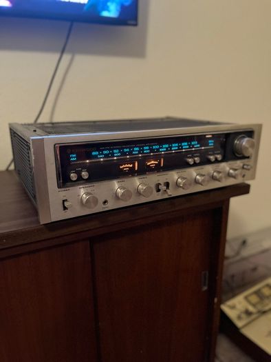 Hifi Gold from the Japanese Golden era 1970s STUNNING condition Rare Kenwood KR-6600 Monster receiver huge power 80W  Runs 3xpairs  of speakers immaculate fully serviced and pots all cleaned