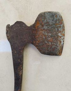 Antique Hatchet Approx 200 Years Old - Vintage Wood Tools For Carving Chopping - Solid Steel Tool