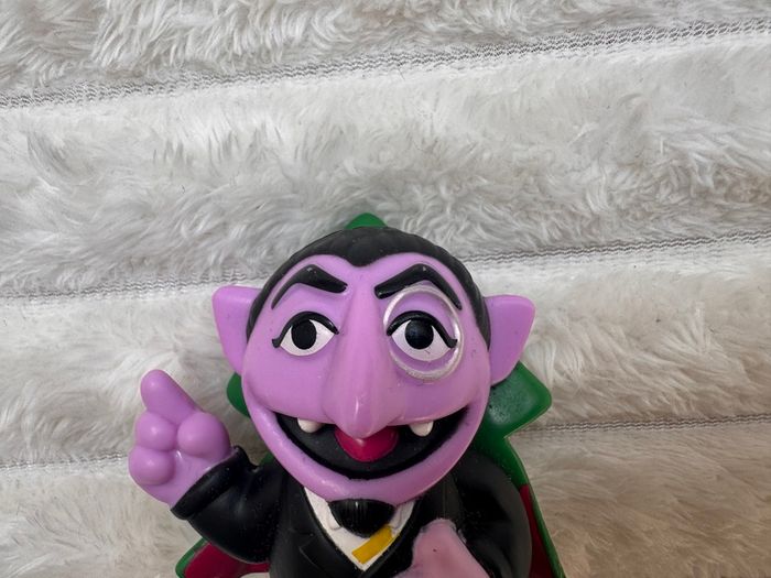 Hasbro 2018 Sesame Street Workshop The Count Chunky Figure approx. 2.75 Cake Topper Used Please see photos