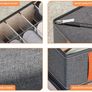 Elegant Fabric Foldable Storage Boxes Image 4