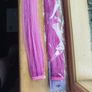 pink faux hair clip in extension 4 pack Image 2