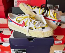 Nike Blazer Low Off White University Red DH7863-100 Custom