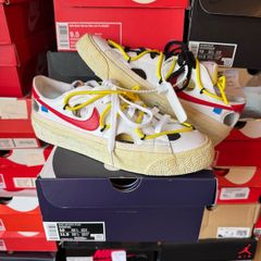 Nike Blazer Low Off White University Red DH7863-100 Custom