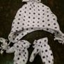 Baby girl's hat and mittens set. Age 1-2 Image 6