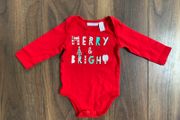 Christmas Baby Top/Vest 3-6mths