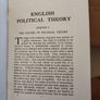 English Political Theory.by Ivor Brown. B.a. Second Edition 1929. Hardback In Good Condition. See Photos For Same. Image 6
