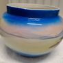 Painted gold and blue pot Image 6