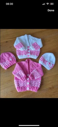 Handknit Baby Cardigans and Blankets