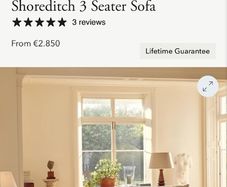 3 Seater Sofa Neptune