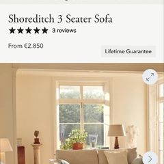 3 Seater Sofa Neptune
