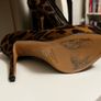 leopard print open toe heels Image 2
