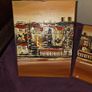 Matching Trio of Oil on Canvas paintings - Signed Image 6